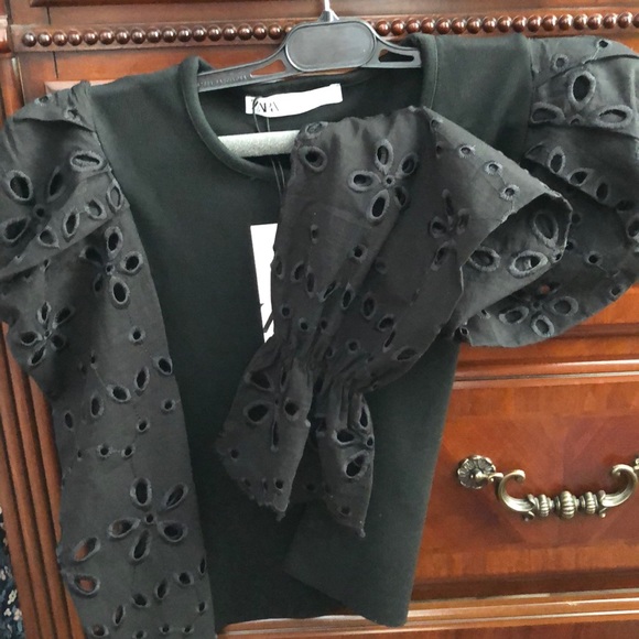 Zara combination sleeve sweater - Picture 6 of 9